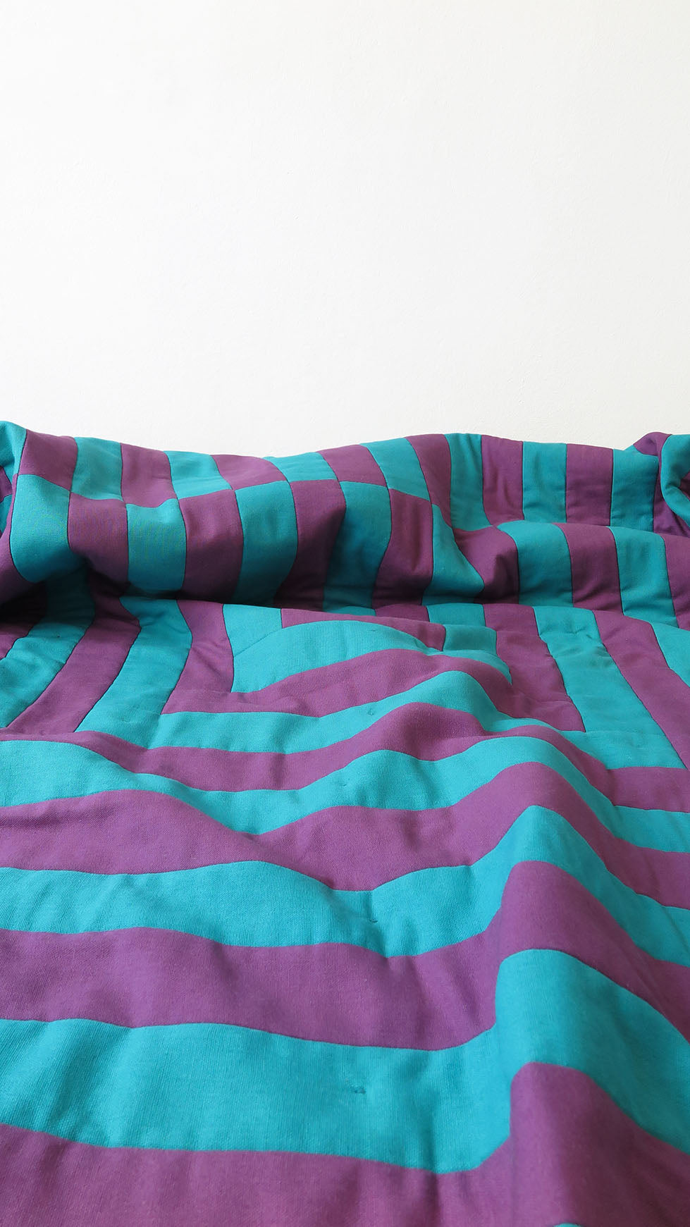 Teal & Grape Reflection Quilt