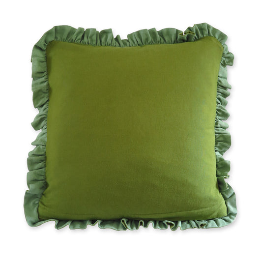 Handmade Linen-Rayon Reversible Scatter Cushion – Sage & Sap