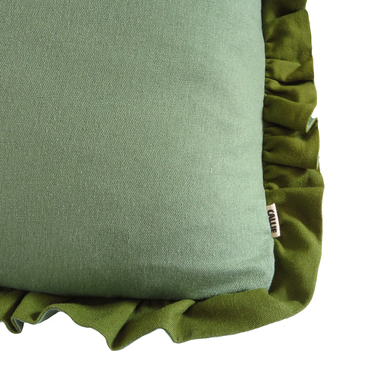 Handmade Linen-Rayon Reversible Scatter Cushion – Sage & Sap