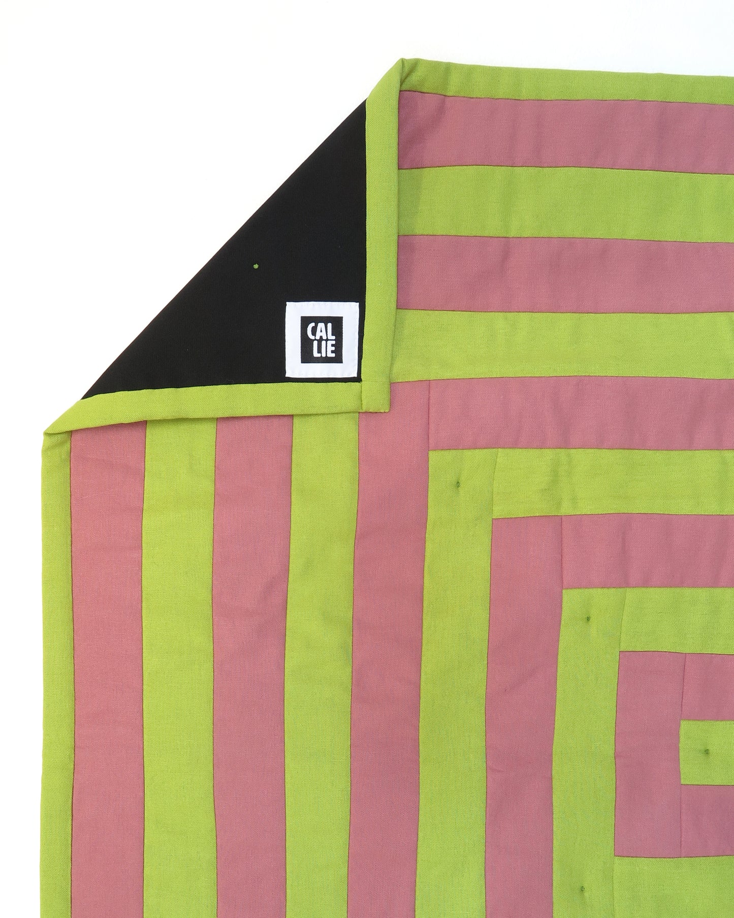 Chartruese & Blush Outdoor Quilt