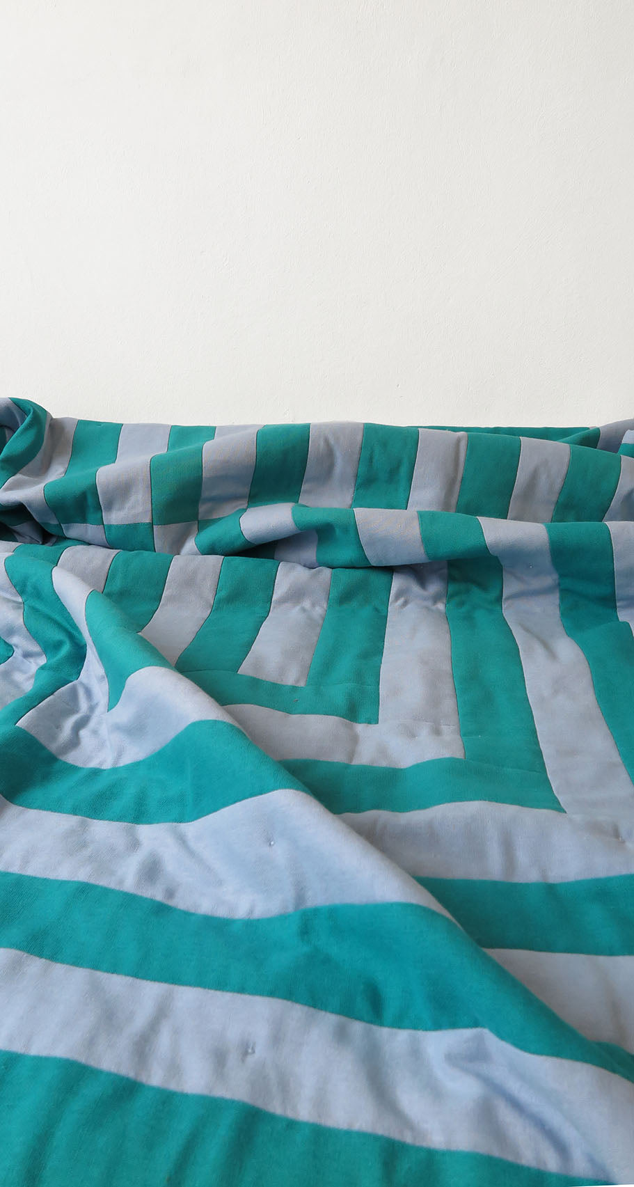 Teal & Cornflower Reflection Quilt