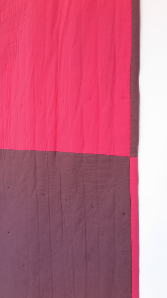 Mauve & French Rose Reflection Quilt