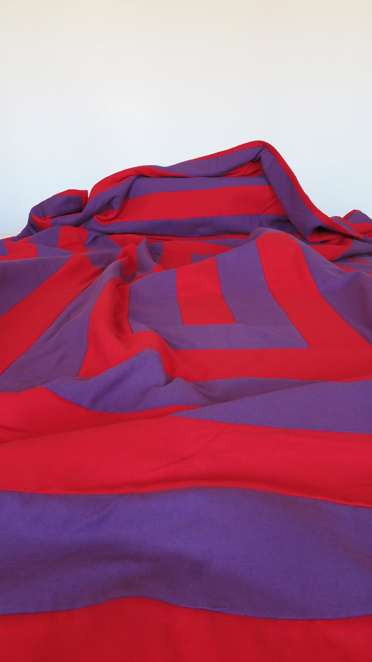 Scarlet & Grape Jumbo Reflection Quilt