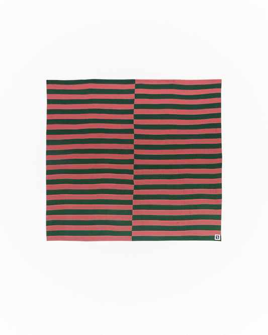 Emerald & Blush Throw