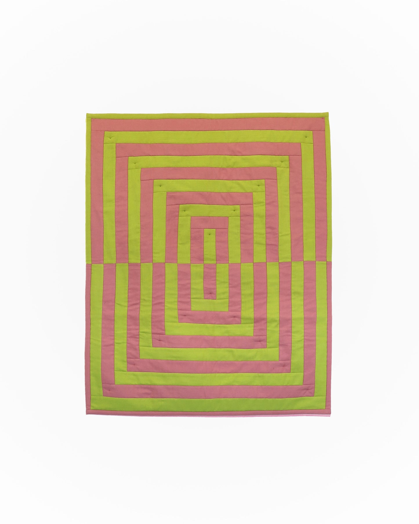 Chartruese & Blush Outdoor Quilt