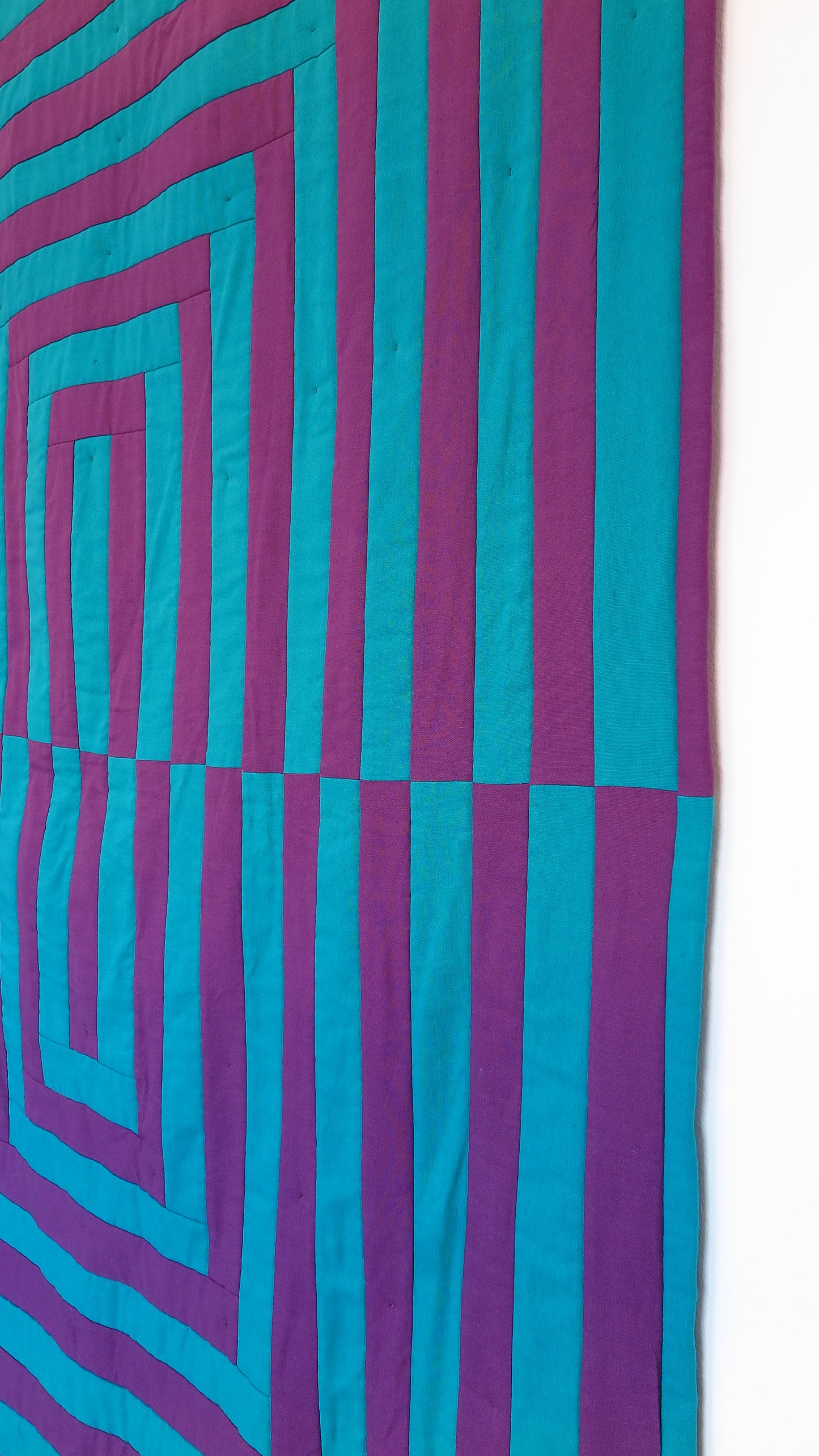 Teal & Grape Reflection Quilt