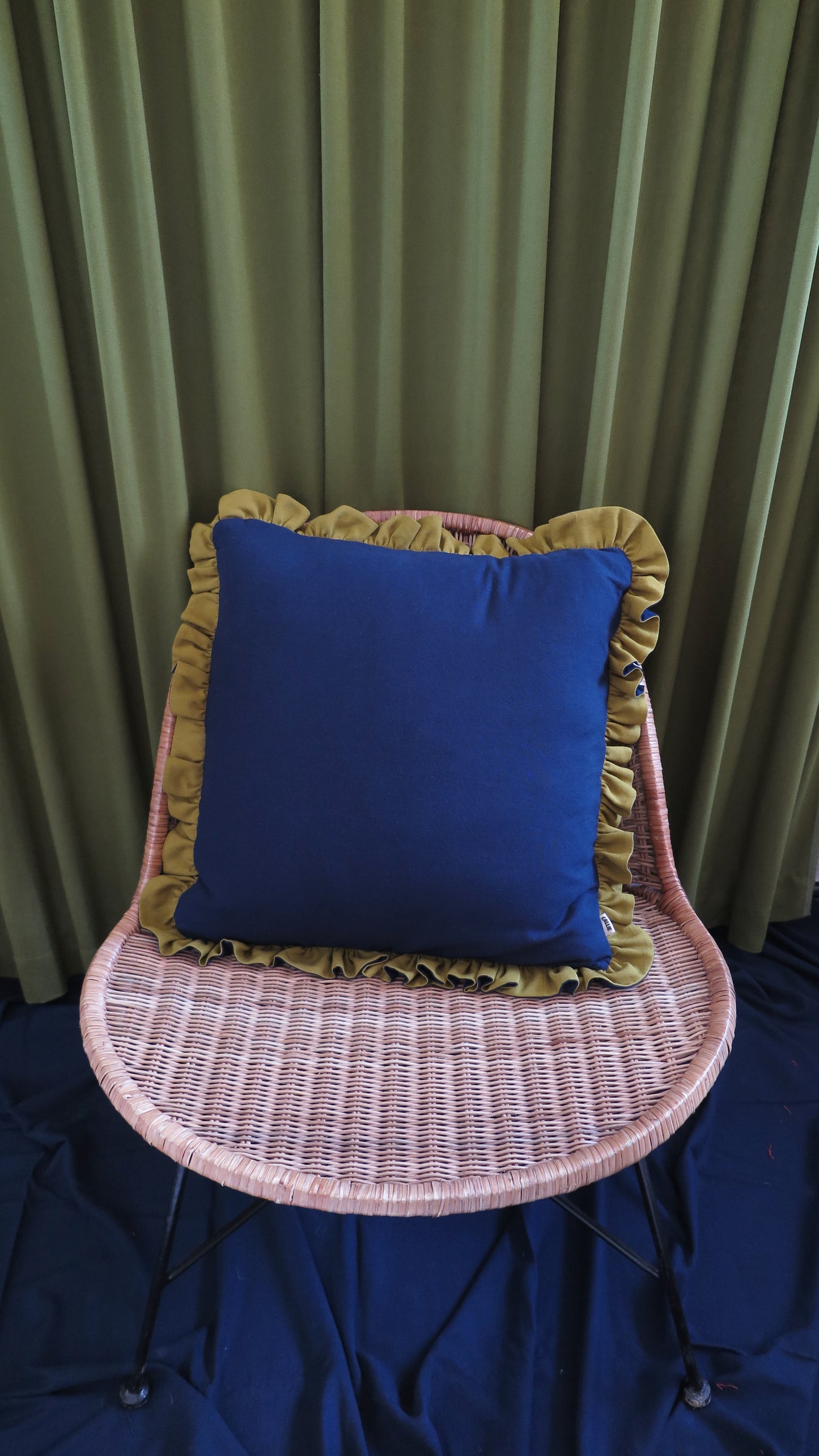 Azure & Chartreuse Duo Scatter Cushion