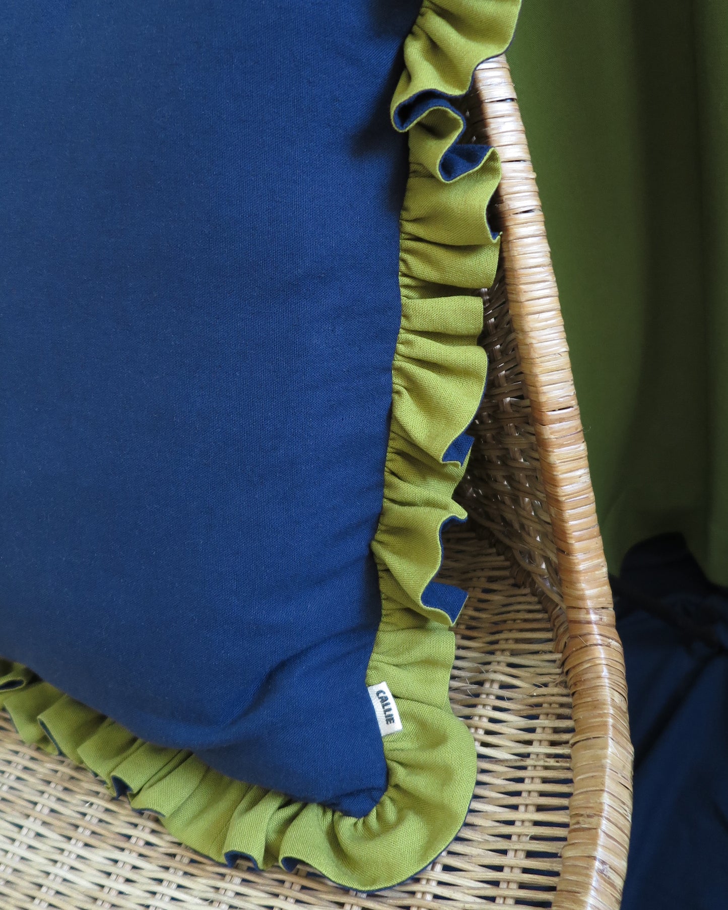 Azure & Chartreuse Duo Scatter Cushion