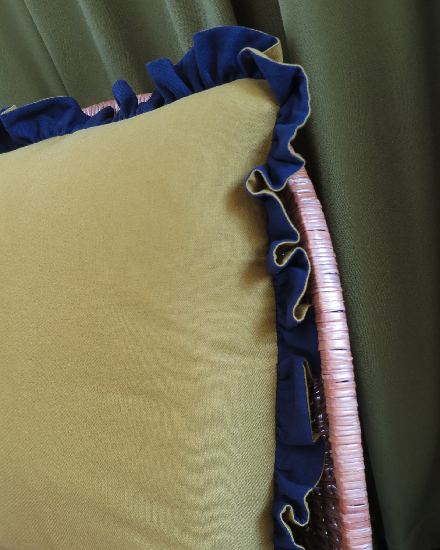 Azure & Chartreuse Duo Scatter Cushion