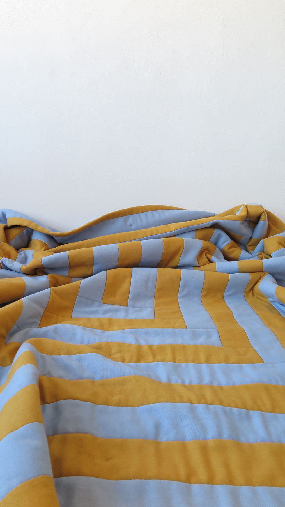 Mustard & Cornflower Reflection Quilt