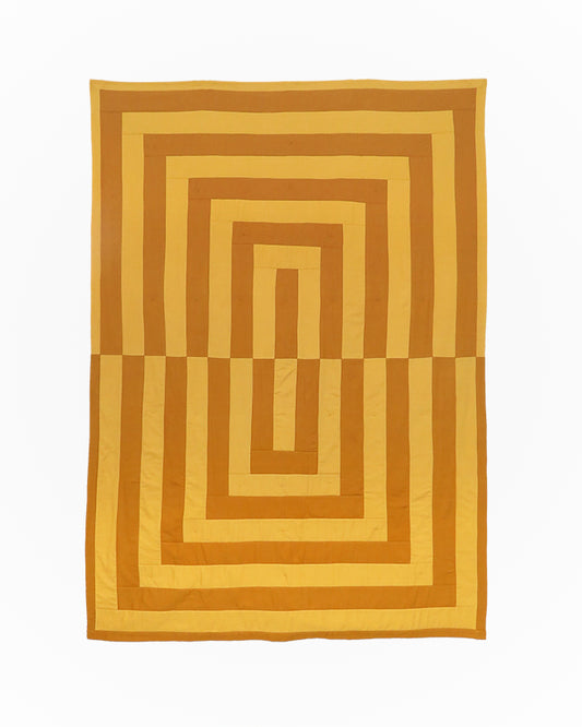 Mustard & Mustard Jumbo Reflection Quilt