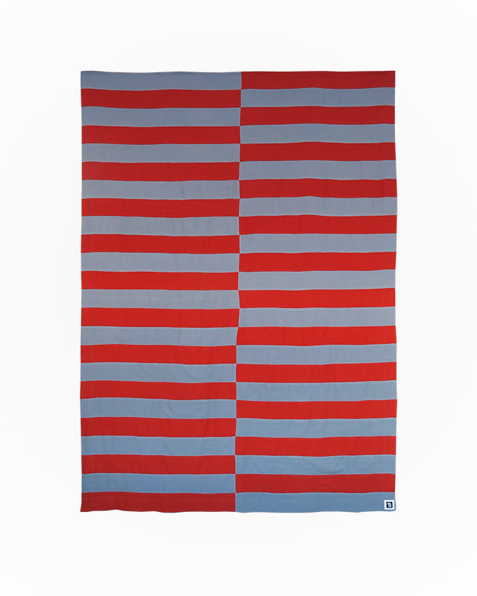 Red Brick & Steel Throw