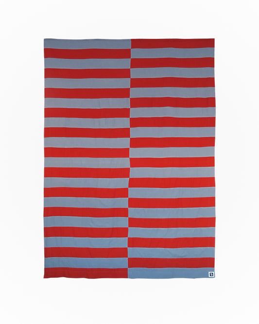 Red Brick & Steel Throw