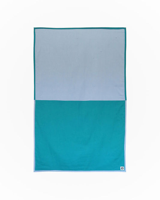 Teal & Cornflower Reflection Quilt
